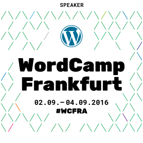 WordCamp 2016 Speaker Badge